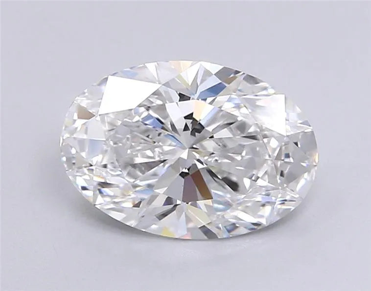 2.50ct Oval Lab Grown Diamond (Colour E, Clarity VVS2, IGI Certified)