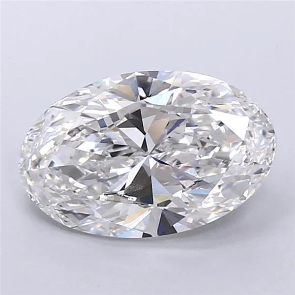 4.01ct Oval Lab Grown Diamond (Colour E, Clarity VVS2, IGI Certified)