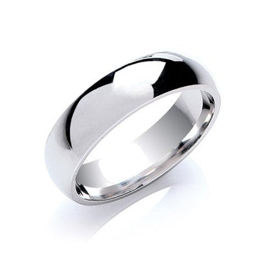 Wedding Band – 6mm Court Shape