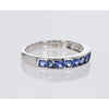 Channel Set Blue Sapphire Ring
