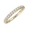 18k Yellow Gold Half 2mm - Eternity Ring (Lab Grown Diamonds)