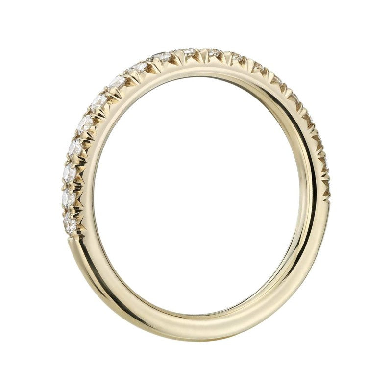 18k Yellow Gold Half 2mm - Eternity Ring (Lab Grown Diamonds)