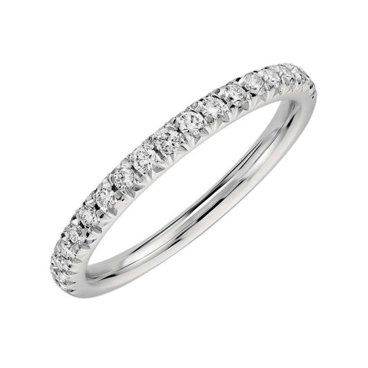 18k White Gold Half 2mm - Eternity Ring