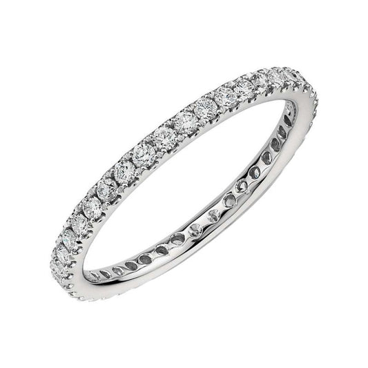 18k White Gold Diamond Eternity Ring