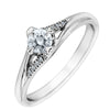Split Shank Diamond Ring