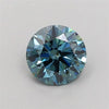 1.03ct Round Lab Grown Diamond (Colour Fancy Vivid Blue, Clarity VVS2, Cut ID, IGI Certified)