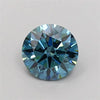 1.08ct Round Lab Grown Diamond (Colour Fancy Vivid Blue, Clarity VVS2, Cut ID, IGI Certified)