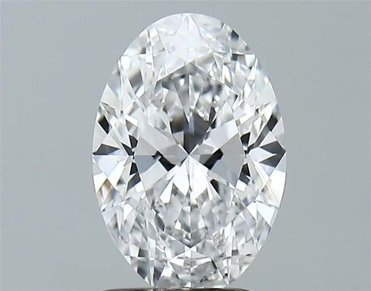 1.50ct Oval Lab Grown Diamond (Colour D, Clarity VVS1, GIA Certified)