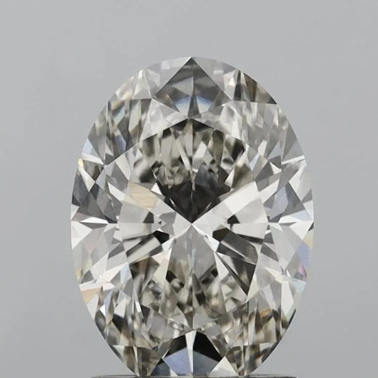 1.93ct Oval Lab Grown Diamond (Colour I, Clarity VS1, IGI Certified)