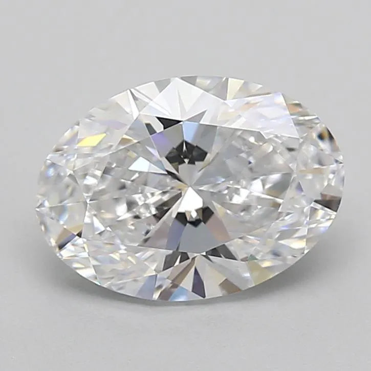 2.00ct Oval Lab Grown Diamond (Colour D, Clarity VVS1, IGI Certified)