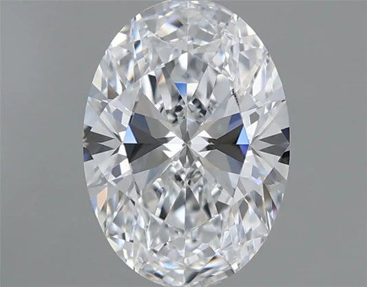 1.50ct Oval Lab Grown Diamond (Colour D, Clarity VVS1, IGI Certified)