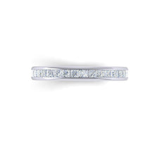 Channel Set Princess Cut Diamond Ring