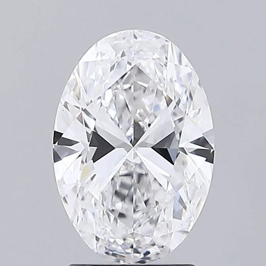 2.00ct Oval Lab Grown Diamond (Colour D, Clarity VVS2, IGI Certified)