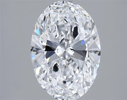 2.01ct Oval Lab Grown Diamond (Colour D, Clarity VVS1, IGI Certified)