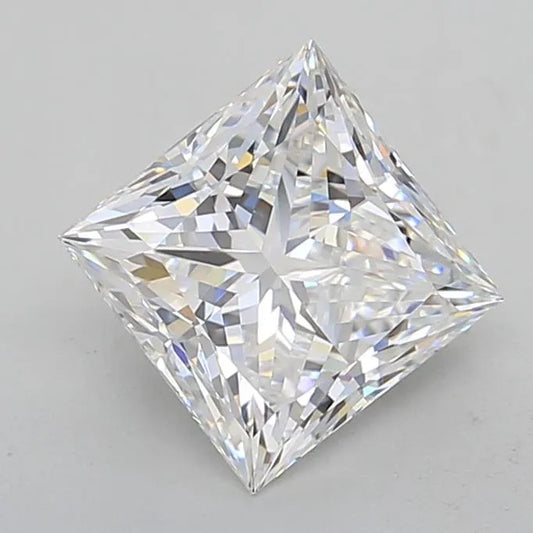 3.00ct Princess Lab Grown Diamond (Colour D, Clarity VVS2, IGI Certified)