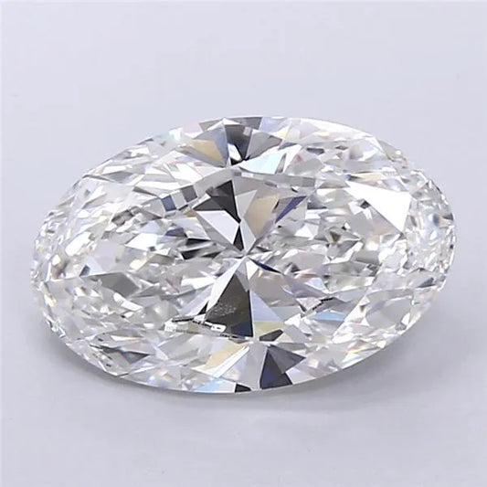 4.01ct Oval Lab Grown Diamond (Colour E, Clarity VVS2, IGI Certified)