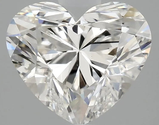 3.00ct Heart Lab Grown Diamond (Colour F, Clarity VVS2, IGI Certified)