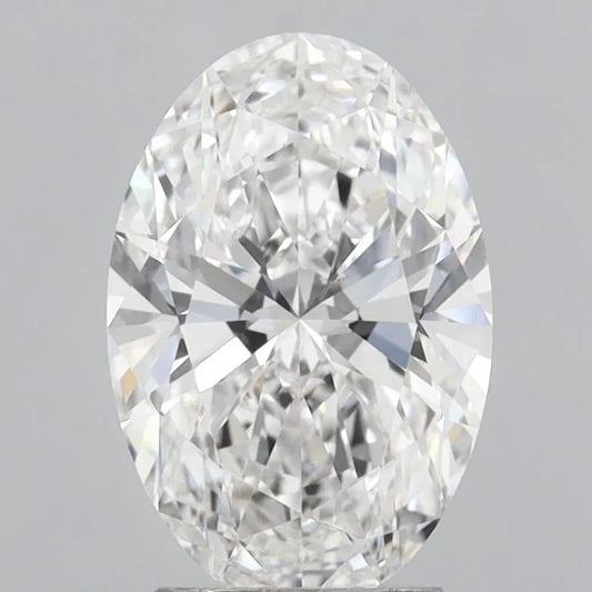 3.02ct Oval Lab Grown Diamond (Colour E, Clarity VVS1, IGI Certified)