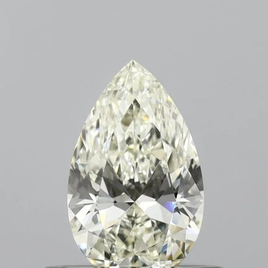 0.52ct Pear Natural Diamond (Colour J, Clarity VVS2, Cut VG, IGI Certified)