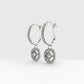 Round Brilliant Diamond Sleepers Earrings