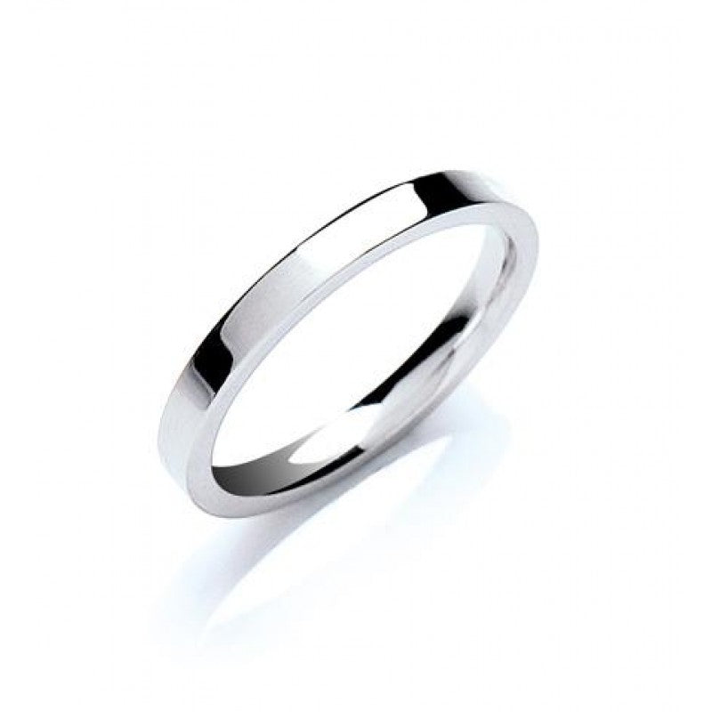Wedding Band – 2mm Flat Court Shape