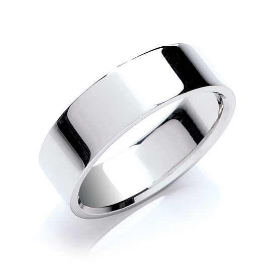 Wedding Band – 7mm Flat Court Shape