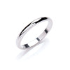 Wedding Band – 2mm Plain D-Shape