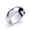Wedding Band – 7mm Plain D-Shape