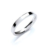 2.5mm Flat Court Wedding Band