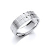 7mm Flat Court Squared Grooves Matt Finish