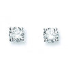 18k White Gold 0.40ct Claw Set Diamond Stud Earrings