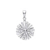 9k White Gold 0.16ct Spinning Diamond Pendant