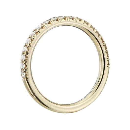 18k Yellow Gold Half 2mm - Eternity Ring (Lab Grown Diamonds)