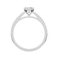 Oval Lab-grown Diamond Bridal Ring — front