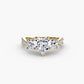 Three-Stone with Pavé Band 2