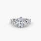 Three-Stone with Pavé Band 2