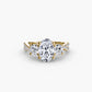 Three-Stone with Pavé Band 2