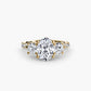 Three-Stone with Pavé Band 3
