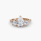 Three-Stone with Pavé Band 3