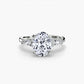 The Floral Accent Solitaire