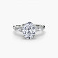 The Floral Accent Solitaire