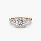 The Floral Accent Solitaire