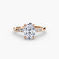 Solitaire with Shoulder Accents