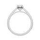 Round Lab-grown Diamond Bridal Ring — front