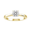 Round Natural Diamond Bridal Ring — down