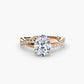 The Emerald Twist Pavé Ring