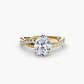 The Emerald Twist Pavé Ring