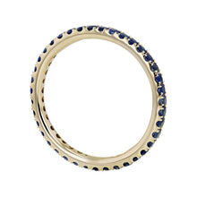 Blue Sapphire Eternity Ring