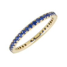 Blue Sapphire Eternity Ring