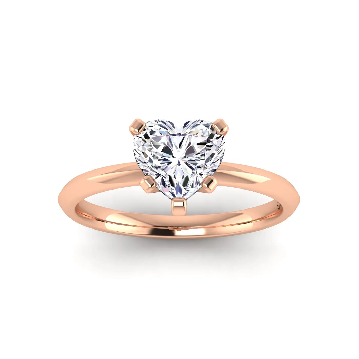 Heart-Rose Gold|Heart|14K Rose Gold|18K Rose Gold
